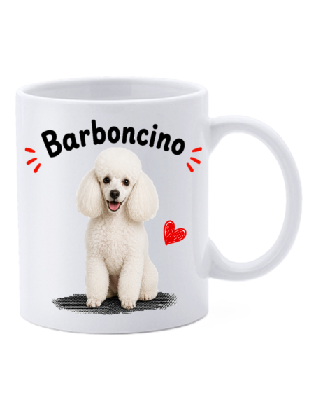 Tazza mug ceramica in scatola "Cat&Dog" - Barboncino
