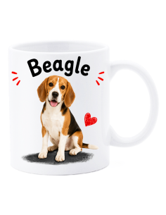 Tazza mug ceramica in scatola "Cat&Dog" - Beagle
