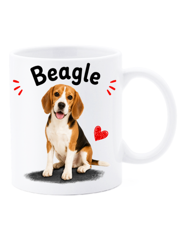 Tazza mug ceramica in scatola "Cat&Dog" - Beagle