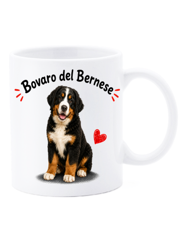 Tazza mug ceramica in scatola "Cat&Dog" - Bovaro del Bernese
