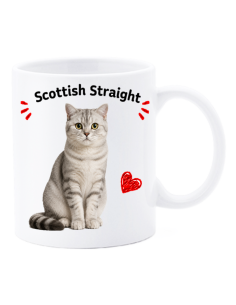 Tazza mug ceramica in scatola "Cat&Dog" - Scottish Straight