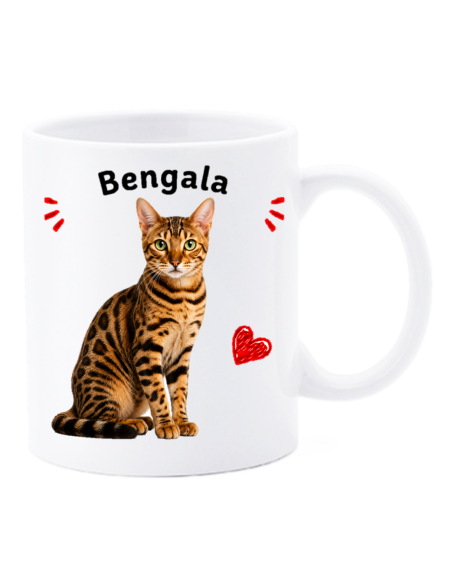 Tazza mug ceramica in scatola "Cat&Dog" - Bengala