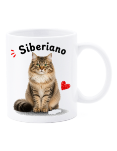 Tazza mug ceramica in scatola "Cat&Dog" - Siberiano