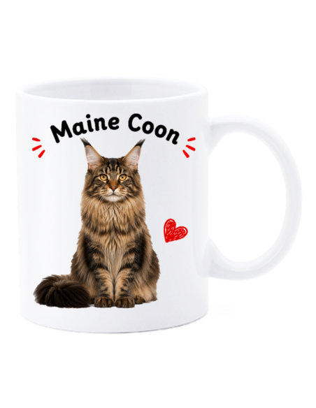 Tazza mug ceramica in scatola "Cat&Dog" - Maine Coon