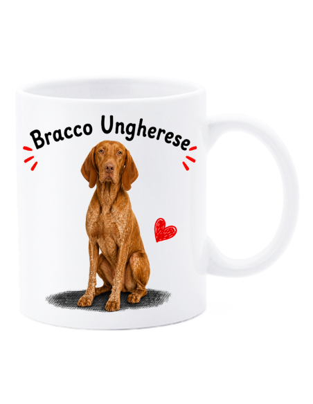 Tazza mug ceramica in scatola "Cat&Dog" - Bracco Ungherese