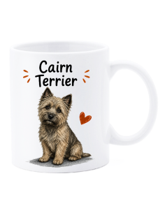 Tazza mug ceramica in scatola "Cat&Dog" - Cairn Terrier