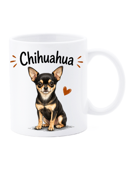 Tazza mug ceramica in scatola "Cat&Dog" - Chihuahua