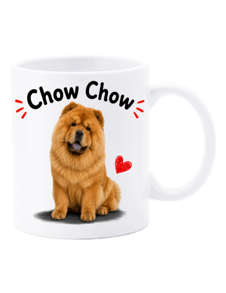 Tazza mug ceramica in scatola "Cat&Dog" - Chow Chow