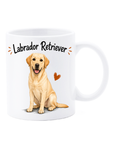 Tazza mug ceramica in scatola "Cat&Dog" - Labrador Retriever