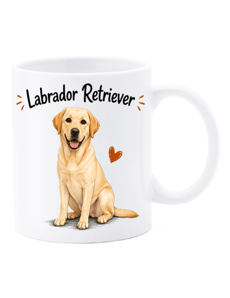 Tazza mug ceramica in scatola "Cat&Dog" - Labrador Retriever