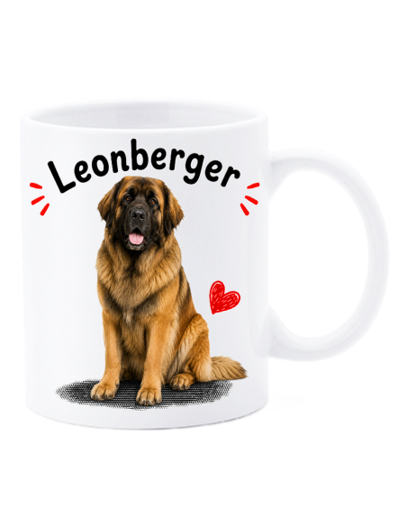 Tazza mug ceramica in scatola "Cat&Dog" - Leonberger