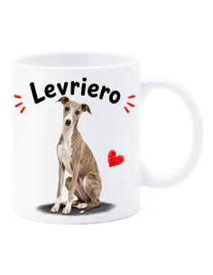 Tazza mug ceramica in scatola "Cat&Dog" - Levriero