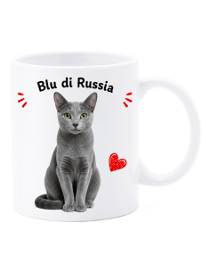 Tazza mug ceramica in scatola "Cat&Dog" - Blu di Russia