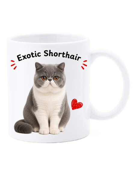 Tazza mug ceramica in scatola "Cat&Dog" - Exotic Shorthair