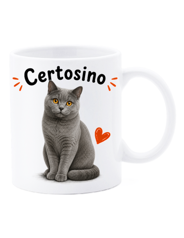 Tazza mug ceramica in scatola "Cat&Dog" - Certosino