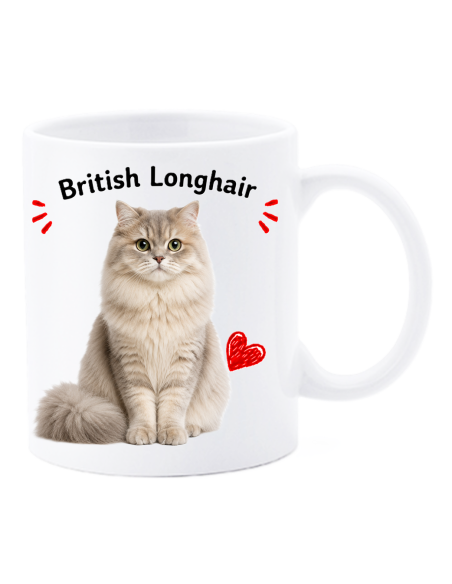Tazza mug ceramica in scatola "Cat&Dog" - British Longhair
