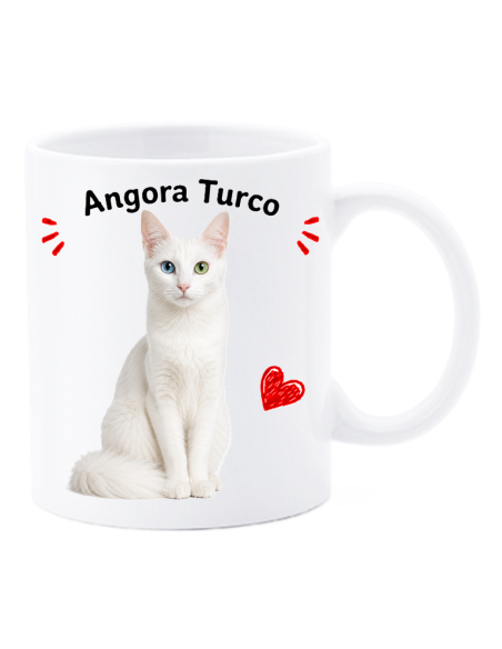 Tazza mug ceramica in scatola "Cat&Dog" - Angora Turco