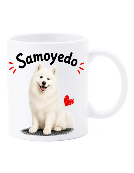 Tazza mug ceramica in scatola "Cat&Dog" - Samoyedo