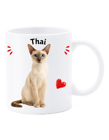Tazza mug ceramica in scatola "Cat&Dog" - Thai