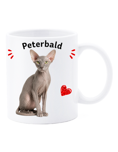 Tazza mug ceramica in scatola "Cat&Dog" - Peterbald