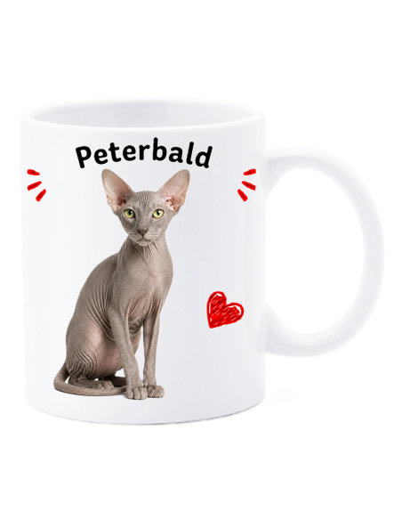 Tazza mug ceramica in scatola "Cat&Dog" - Peterbald
