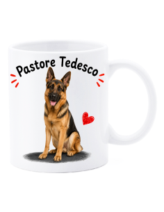 Tazza mug ceramica in scatola "Cat&Dog" - Pastore Tedesco