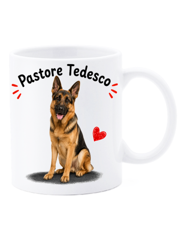 Tazza mug ceramica in scatola "Cat&Dog" - Pastore Tedesco
