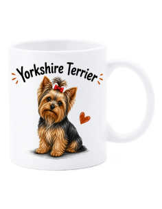 Tazza mug ceramica in scatola "Cat&Dog" - Yorkshire Terrier