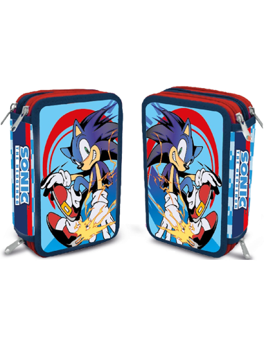 Astuccio completo 3 zip - Sonic