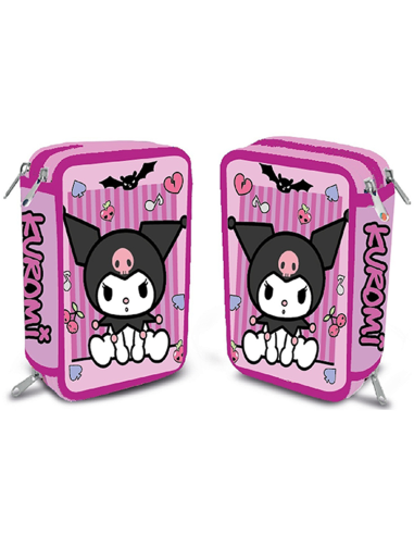 Astuccio completo 3 zip - Kuromi