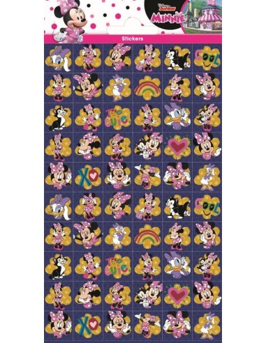 Stickers in foglio Cm. 20x10 - Minnie