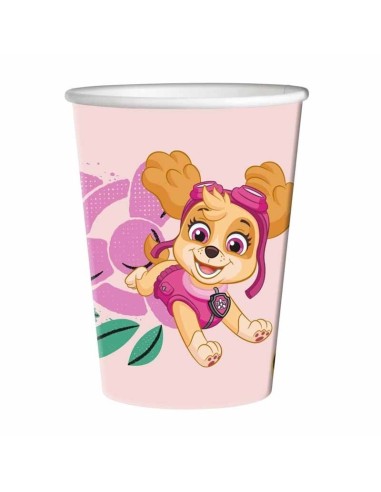 Bicchieri carta 250 ML - Confezione 8 pezzi - Paw Patrol Skye