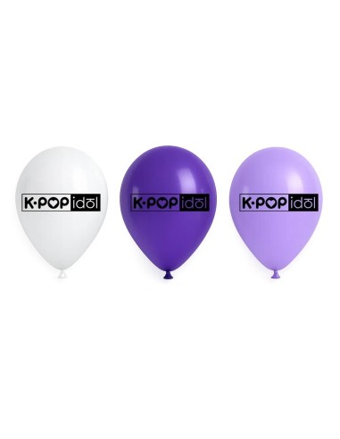 Palloncini in lattice K-Pop Idol - Blister 8 pezzi