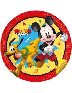 Piatti carta Cm. 23 - Confezione 8 pezzi - Topolino Mickey Mouse