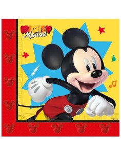 Tovaglioli carta Cm. 33x33 - Confezione 20 pezzi - Topolino Mickey Mouse