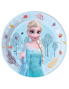 Piatti carta Cm. 20 - Confezione 8 pezzi - Frozen Idyllic