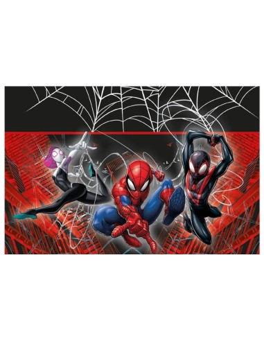 Tovaglia in plastica pvc Cm. 120x180 - Spiderman Web