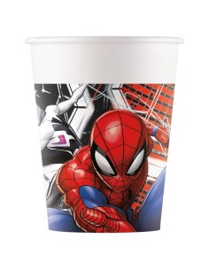 Bicchieri carta 250 ML - Confezione 8 pezzi - Spiderman Web