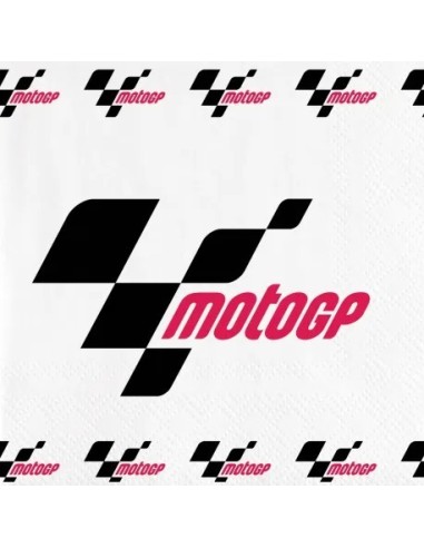 Tovaglioli carta Cm. 33x33 - Confezione 20 pezzi - Moto GP
