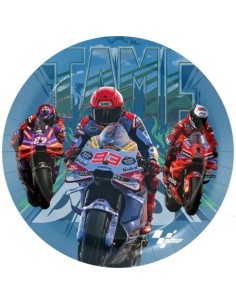 Piatti carta Cm. 23 - Confezione 8 pezzi - Moto GP