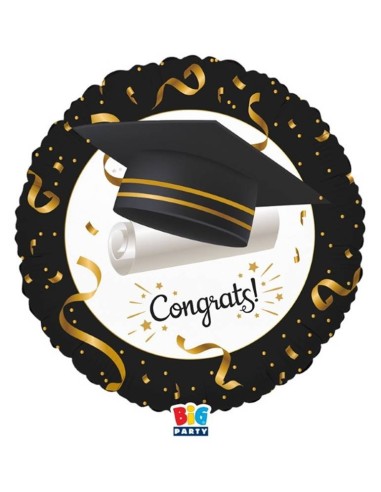 Palloncino mylar 18" Cm. 45 - Congrats Laurea