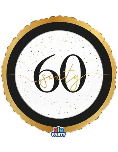 Palloncino mylar 18" Cm. 45 - Happy Birthday Prestige - 60