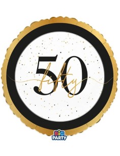 Palloncino mylar 18" Cm. 45 - Happy Birthday Prestige - 50