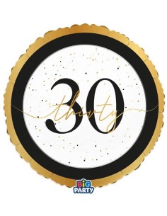 Palloncino mylar 18" Cm. 45 - Happy Birthday Prestige - 30