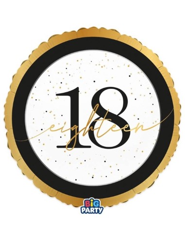 Palloncino mylar 18" Cm. 45 - Happy Birthday Prestige - 18