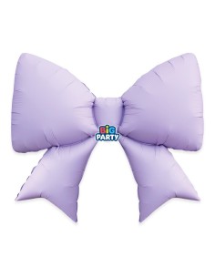 Palloncino mylar fiocco grande Cm. 98x75 - Lilla
