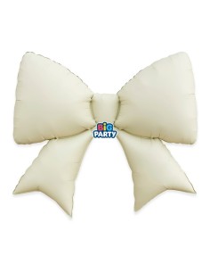 Palloncino mylar fiocco grande Cm. 98x75 - Avorio