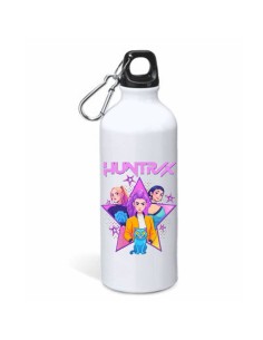 Borraccia alluminio 500 ML con moschettone in scatola - K-Pop Demon Hunters