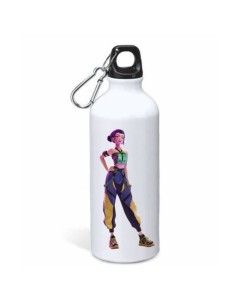 Borraccia alluminio 500 ML con moschettone in scatola - K-Pop Demon Hunters