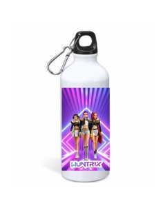 Borraccia alluminio 500 ML con moschettone in scatola - K-Pop Demon Hunters